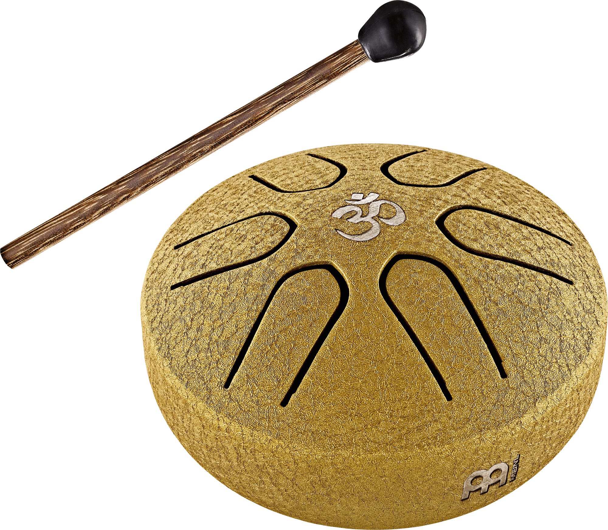 MEINL Sonic Energy Pocket Steel Tongue Drum A Dur, 6 Töne - Gold, OM / 3"/7,6 cm