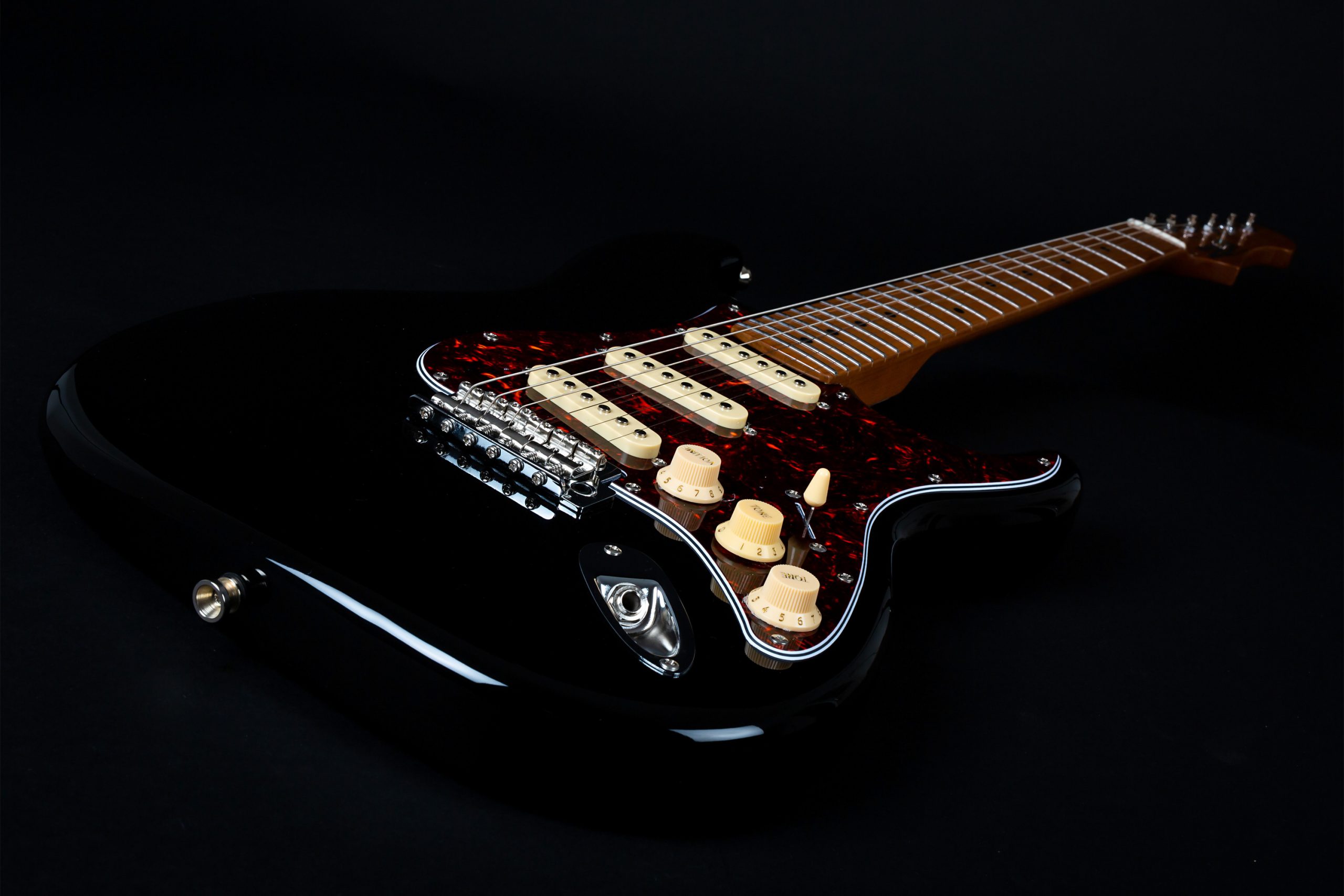 JET Guitars JS300 BK Black E-Gitarre