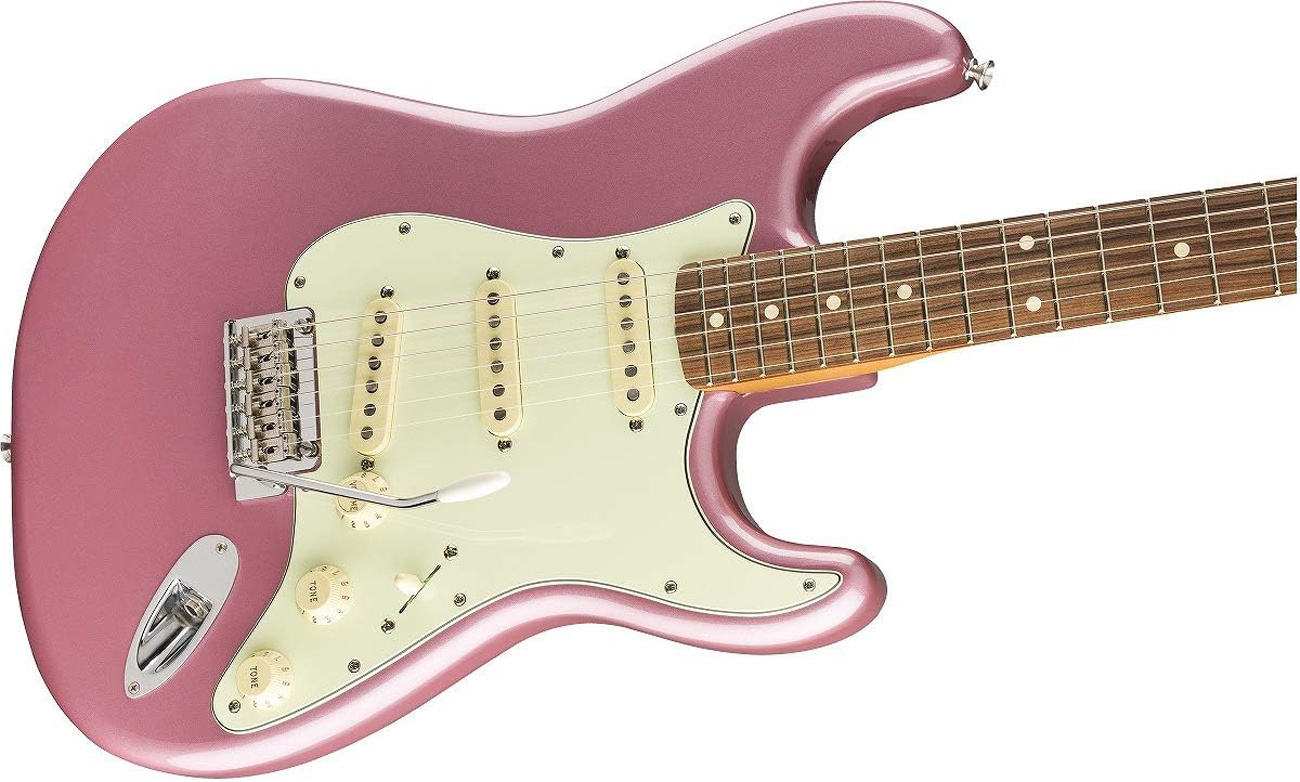 FENDER Vintera® '60s Stratocaster® Modified, Pau Ferro Fingerboard, Burgundy Mist Metallic