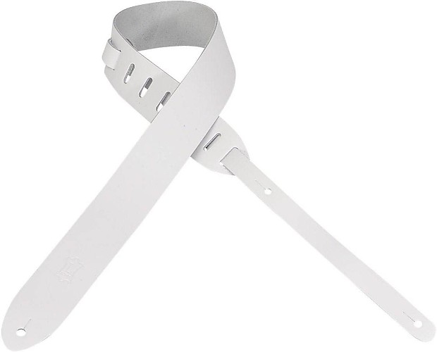 LEVY Gurt Leather Serie Glattleder Weiß LYM12WHT