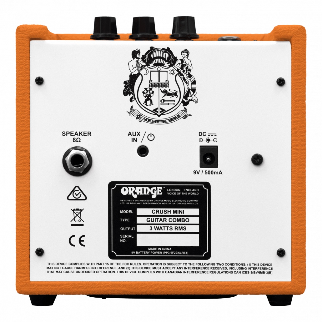 ORANGE CRUSHMINI-BK Crush Mini E-Gitarren Verstärker