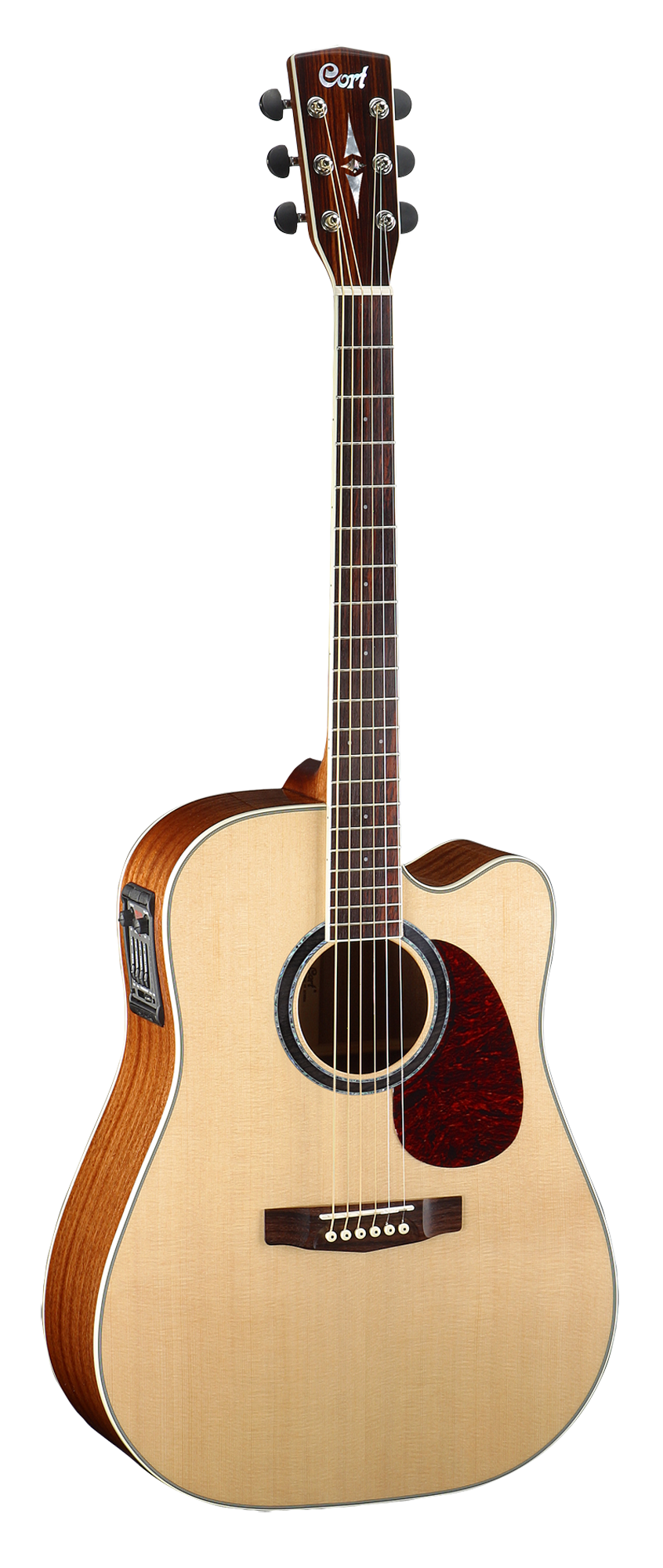 CORT Westerngitarre, MR730FX, Natur, Preamp