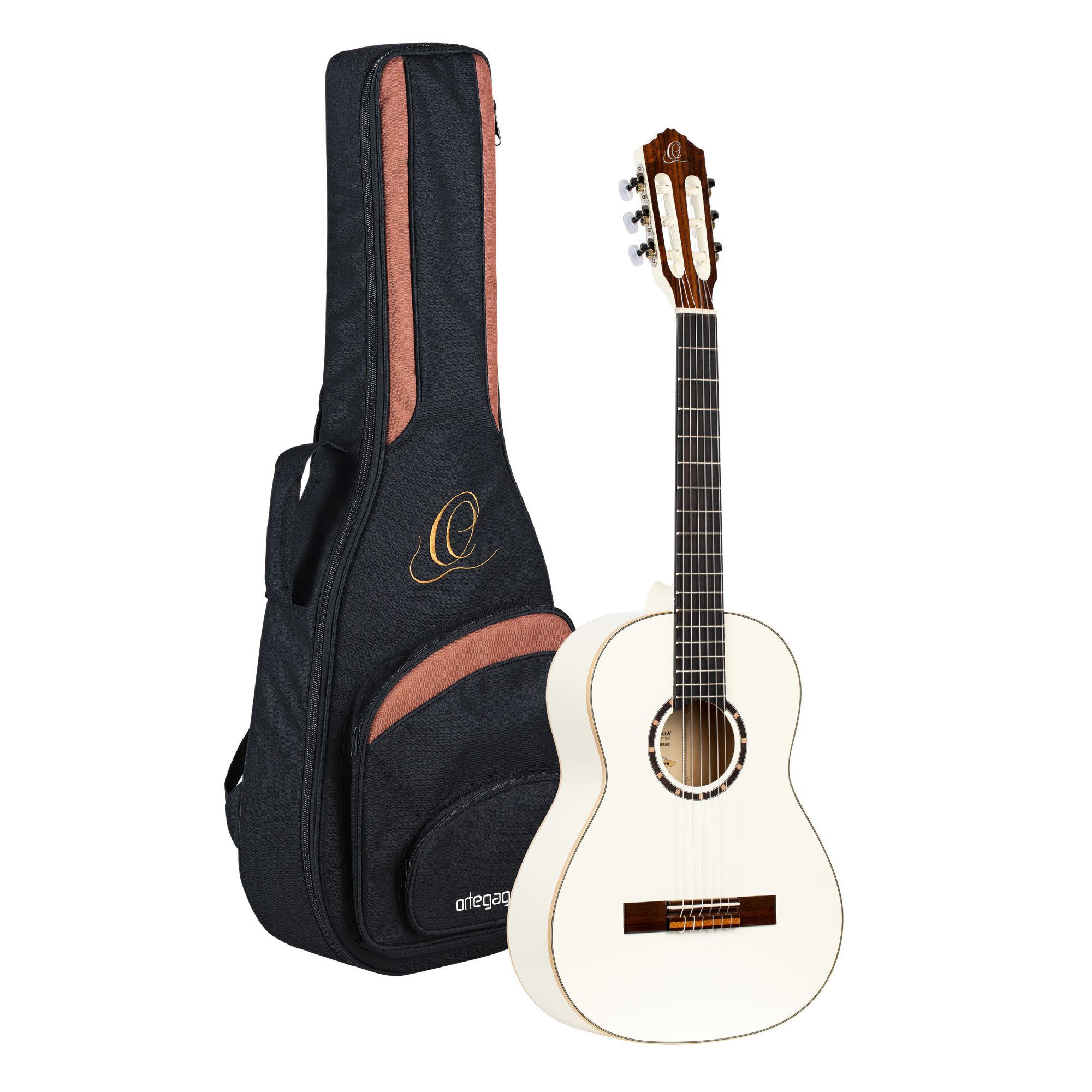 ORTEGA R121-3/4WH 3/4 Konzertgitarre Weiß inklusive Bag