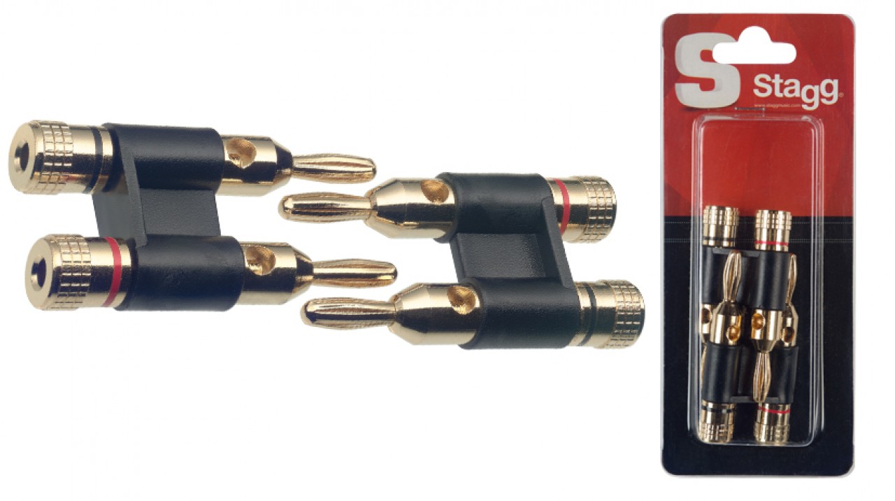 STAGG B0300H Double Banana Plug Stecker