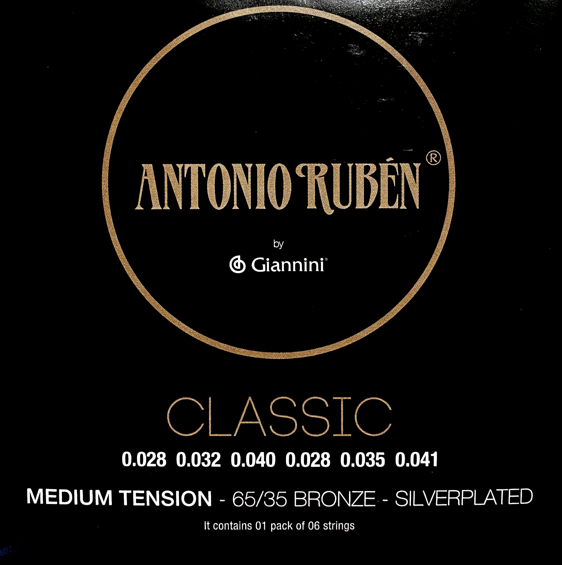 RUBEN Klassikgitarren Saiten Light Tension Silverplated