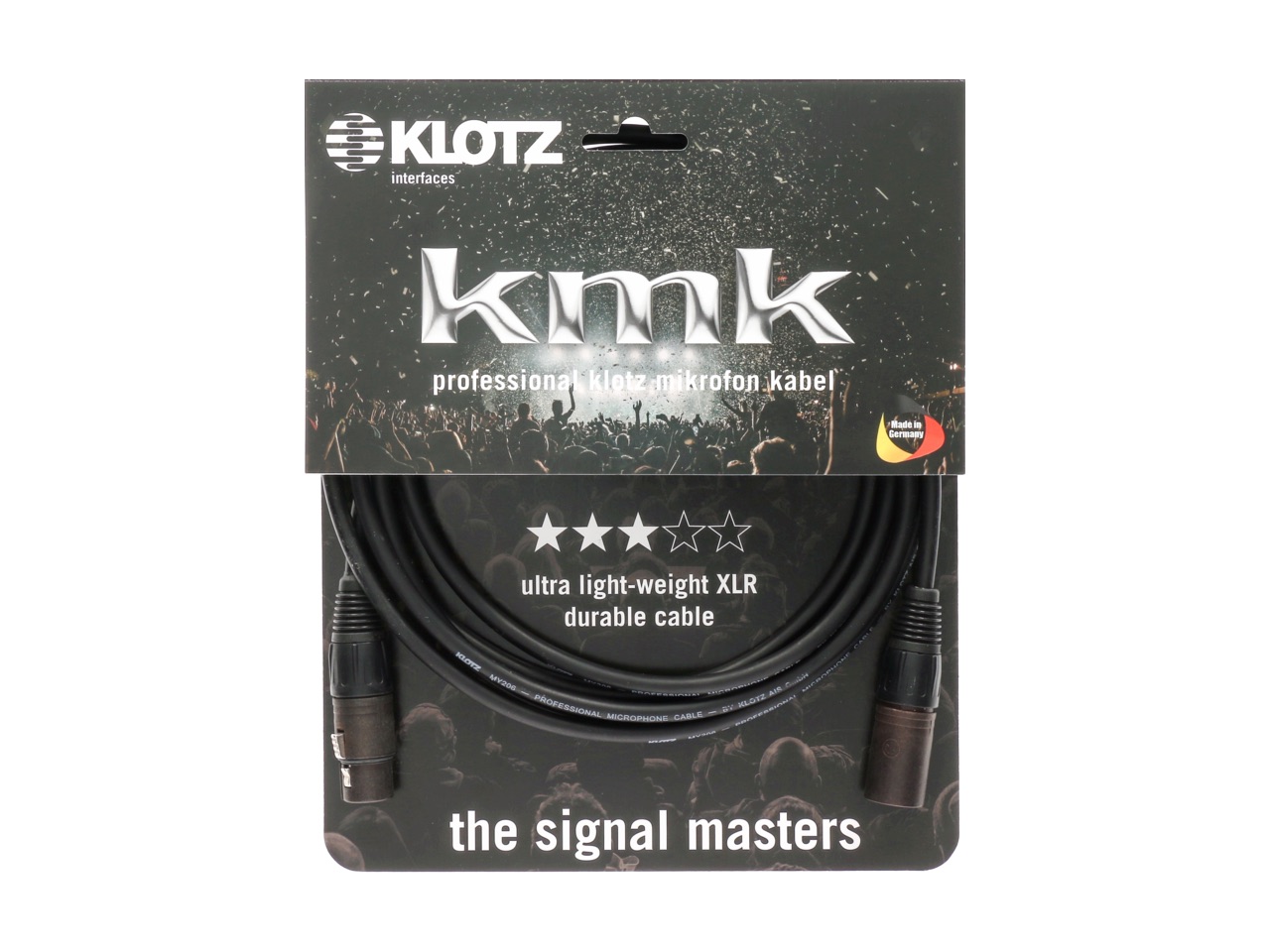 KLOTZ M1FM1K0500 KMK Basic Mikrofonkabel XLRm-XLRf, 5m