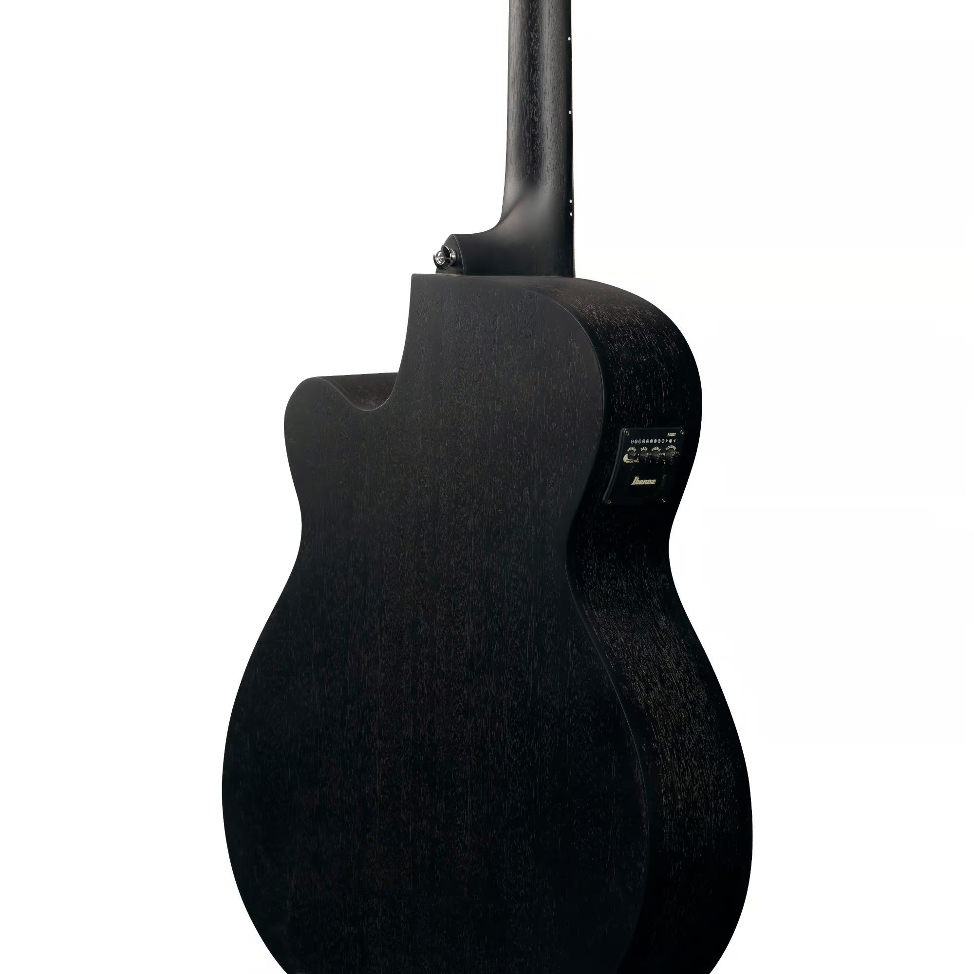 IBANEZ VC44CE-WK Weathered Black Open Pore Grand Concert Westerngitarre