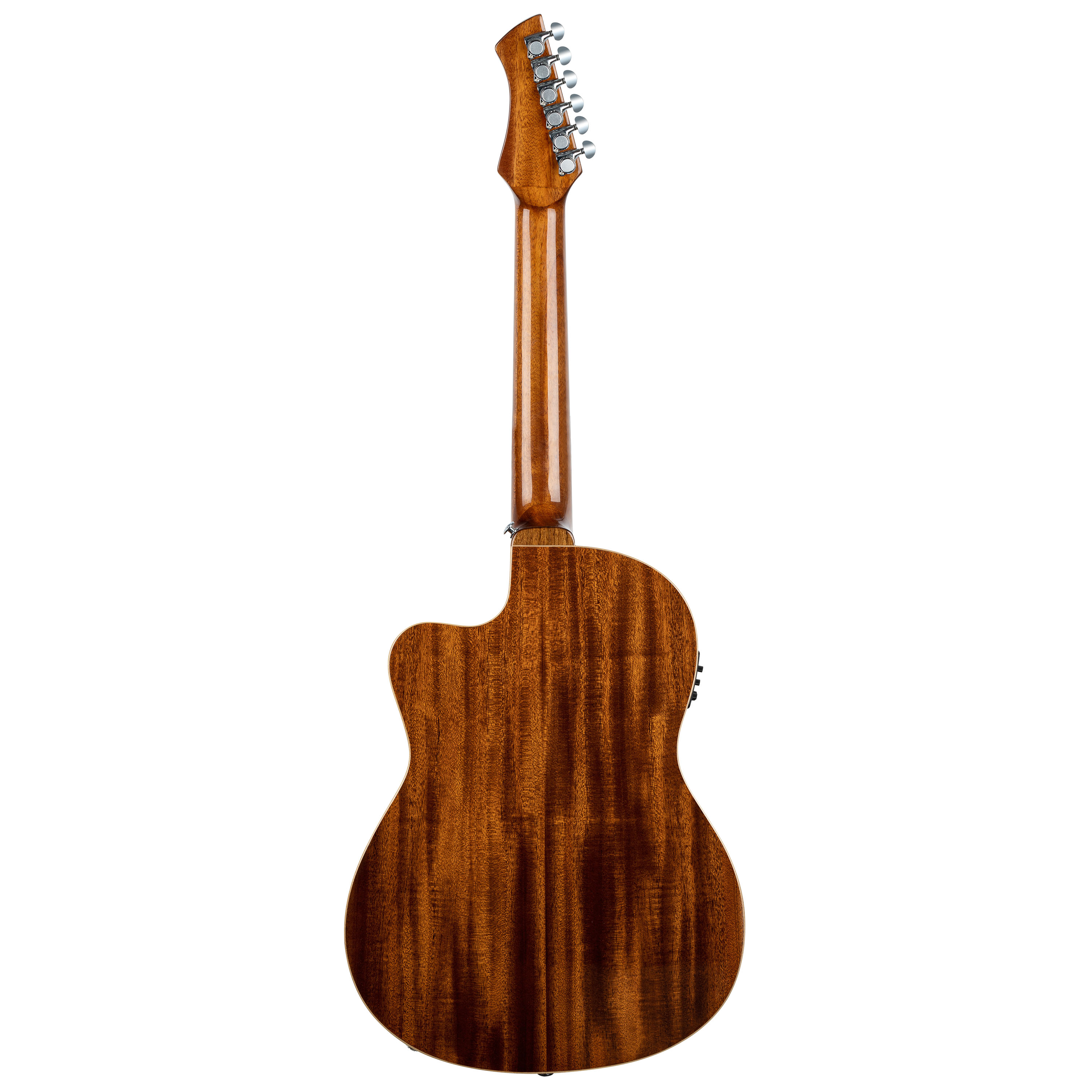 ORTEGA RCE238SN-BKT Performer Series Konzertgitarre 6 String Cutaway - Black + Bag