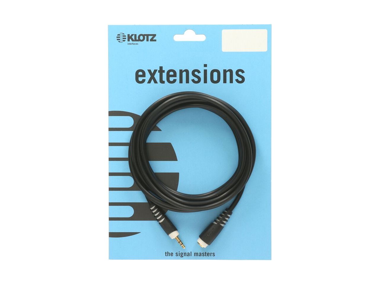 KLOTZ AS-EX10300 Kopfhörer Verlängerung MiniKlinkenstecker - MiniKlinkenstecker 3,5  mm 3 m