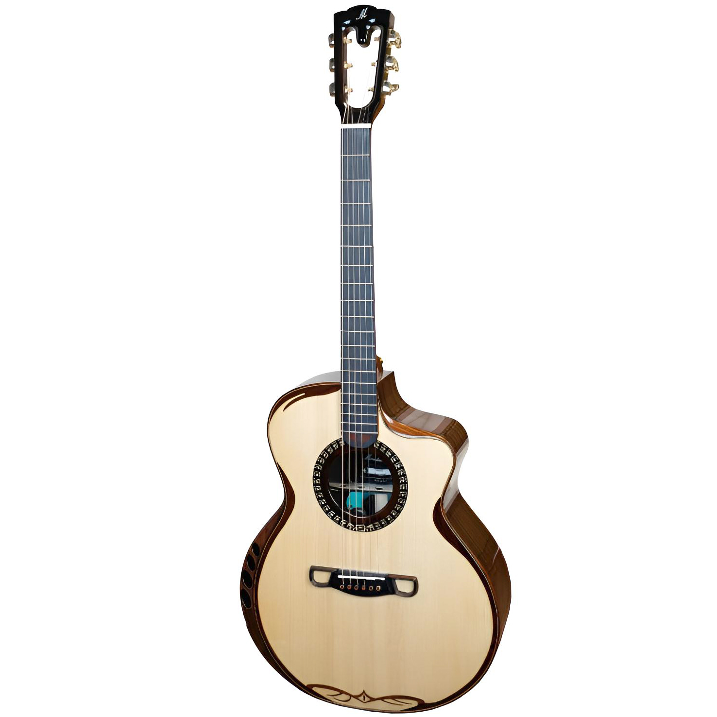 MERIDA SADHU-EQ Grand Concert Westerngitarre mit Cutaway