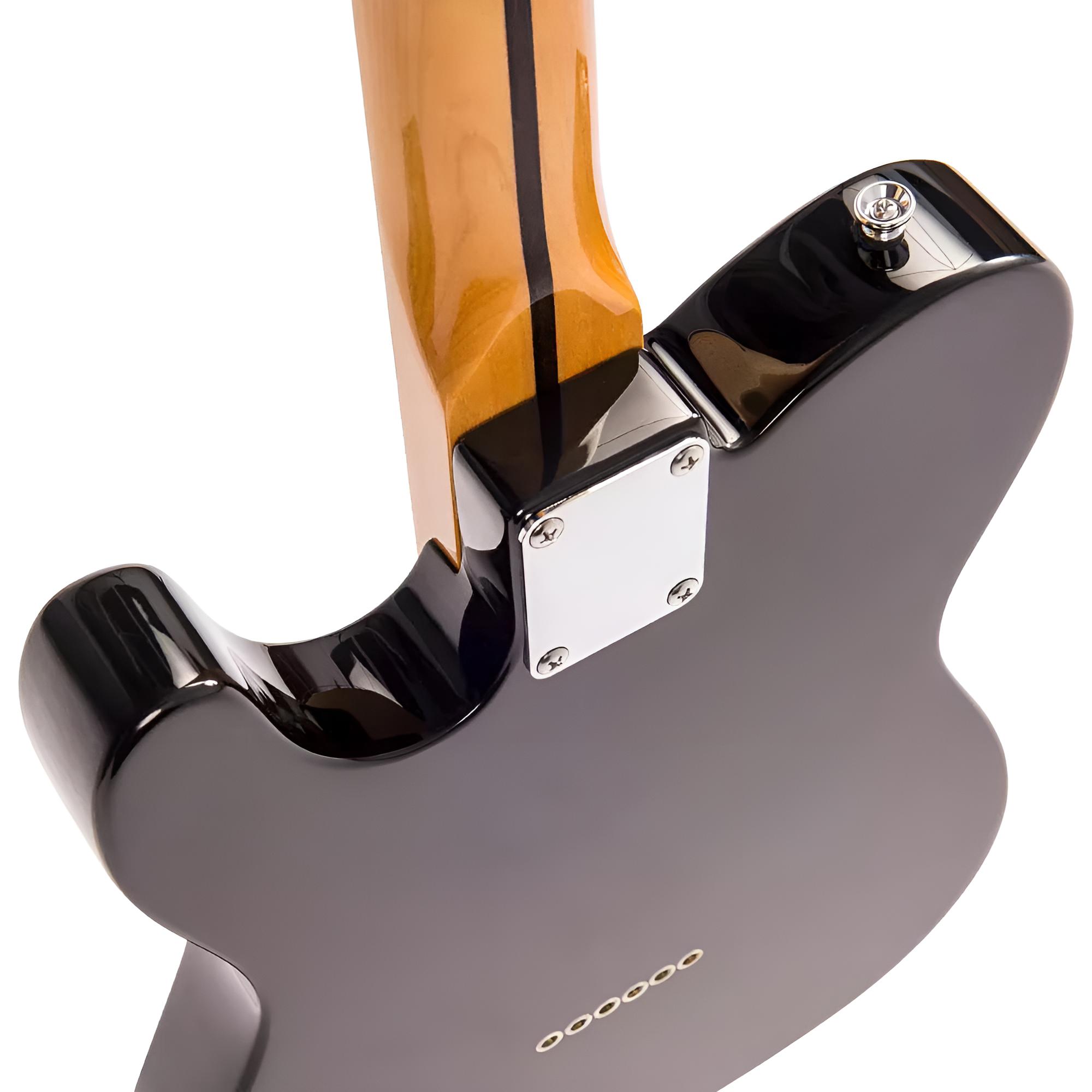 VINTAGE Reissued V75BK Black T-Style E-Gitarre