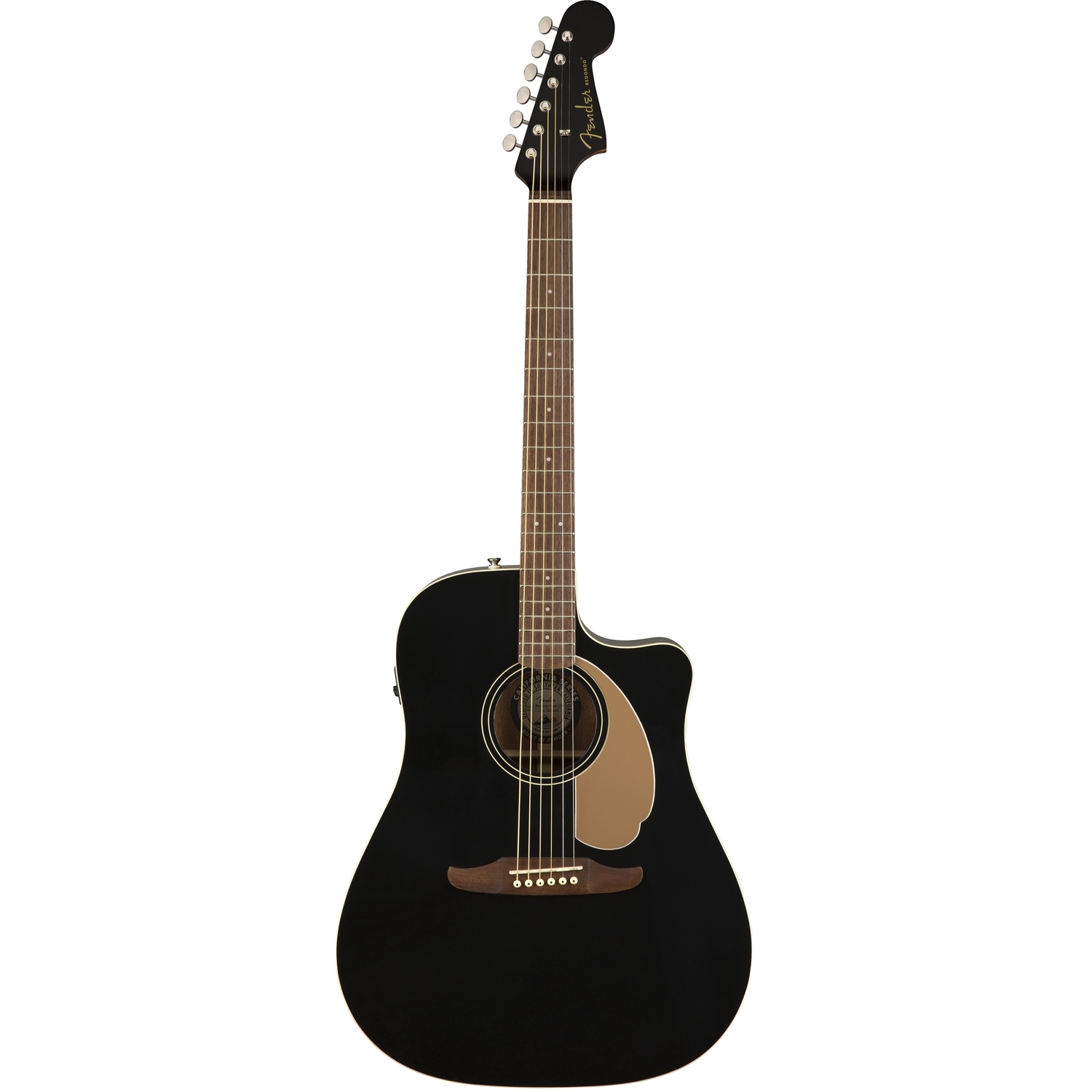 FENDER Redondo Player JTB  Schwarz - Westerngitarre