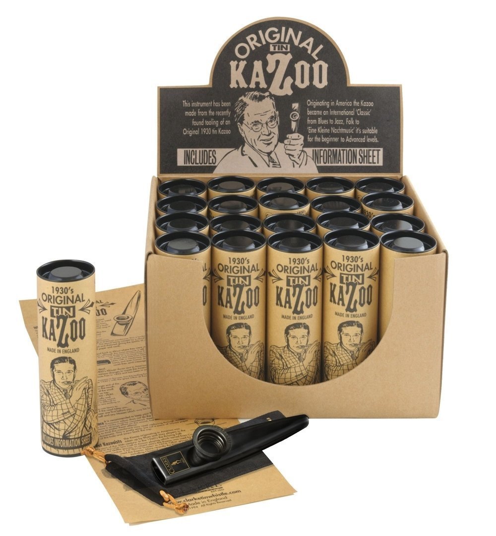 GEWA Kazoo Schwarz im Kartonrohr