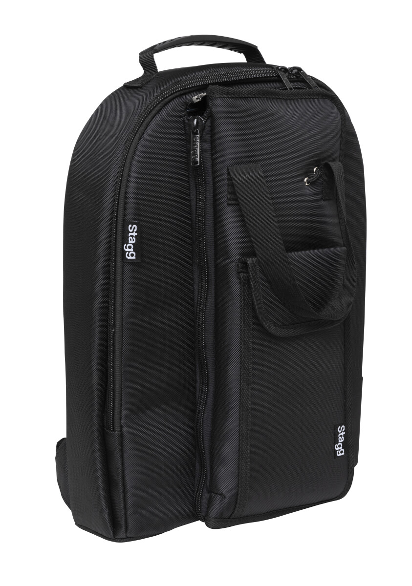 STAGG DSBACKPACK Drumstick Backpack mit abnehmbaren Stickbag