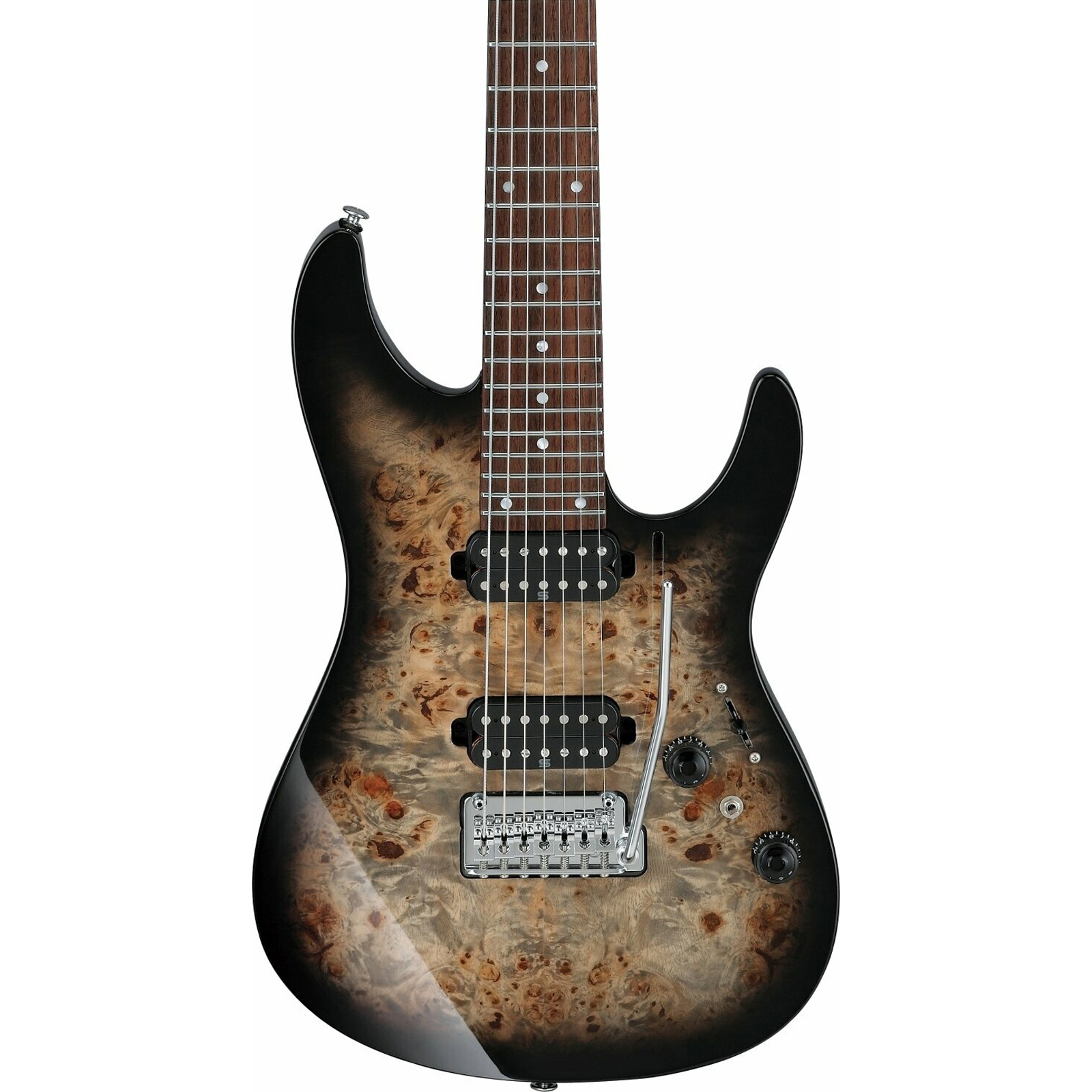 IBANEZ AZ427P1PB-CKB Charcoal Black Burst 7-String E-Gitarre