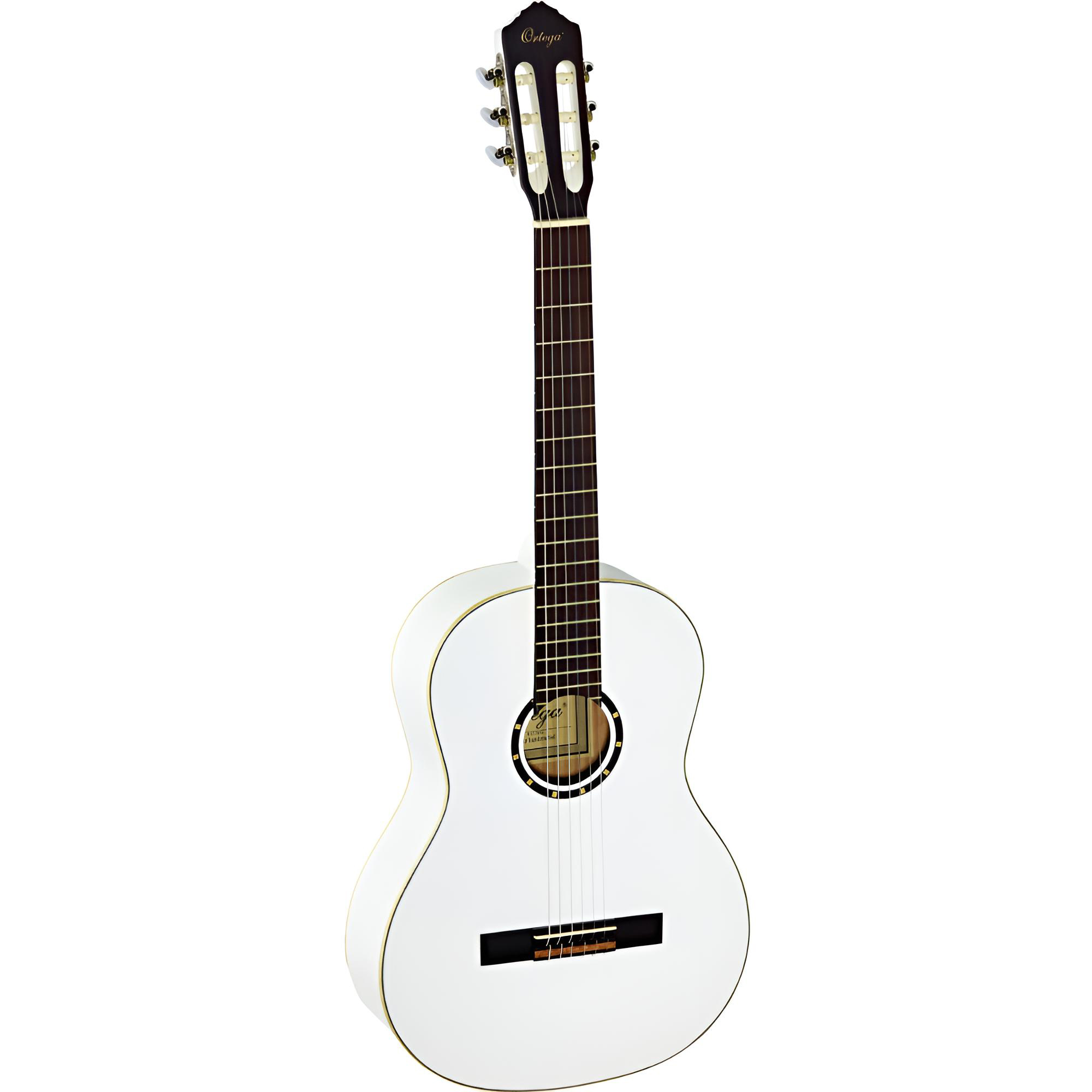 ORTEGA R121WH Family Series 4/4 Konzertgitarre weiß inkl. Tasche