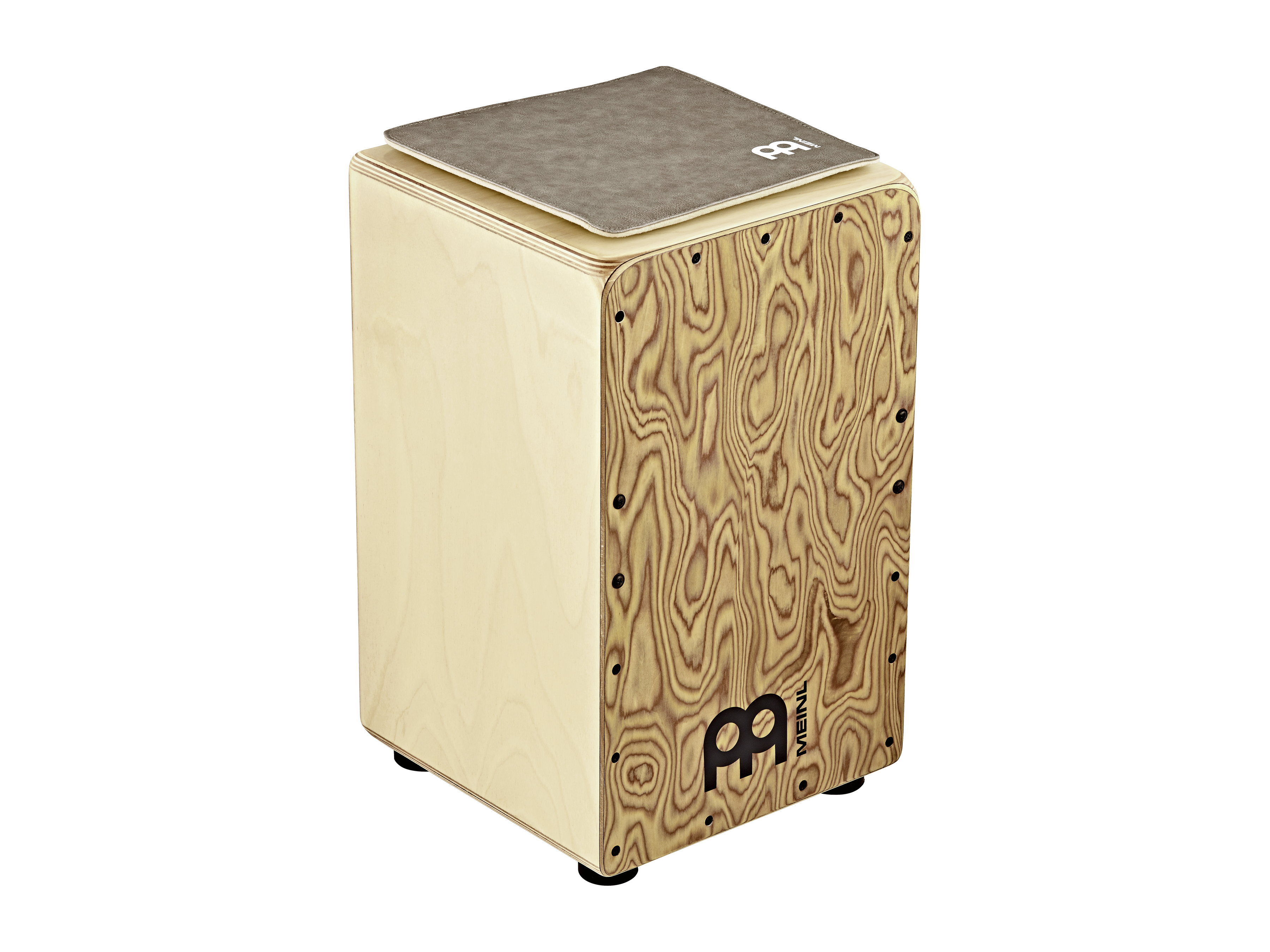 MEINL Percussion Kunstleder Sitz für Cajons grau