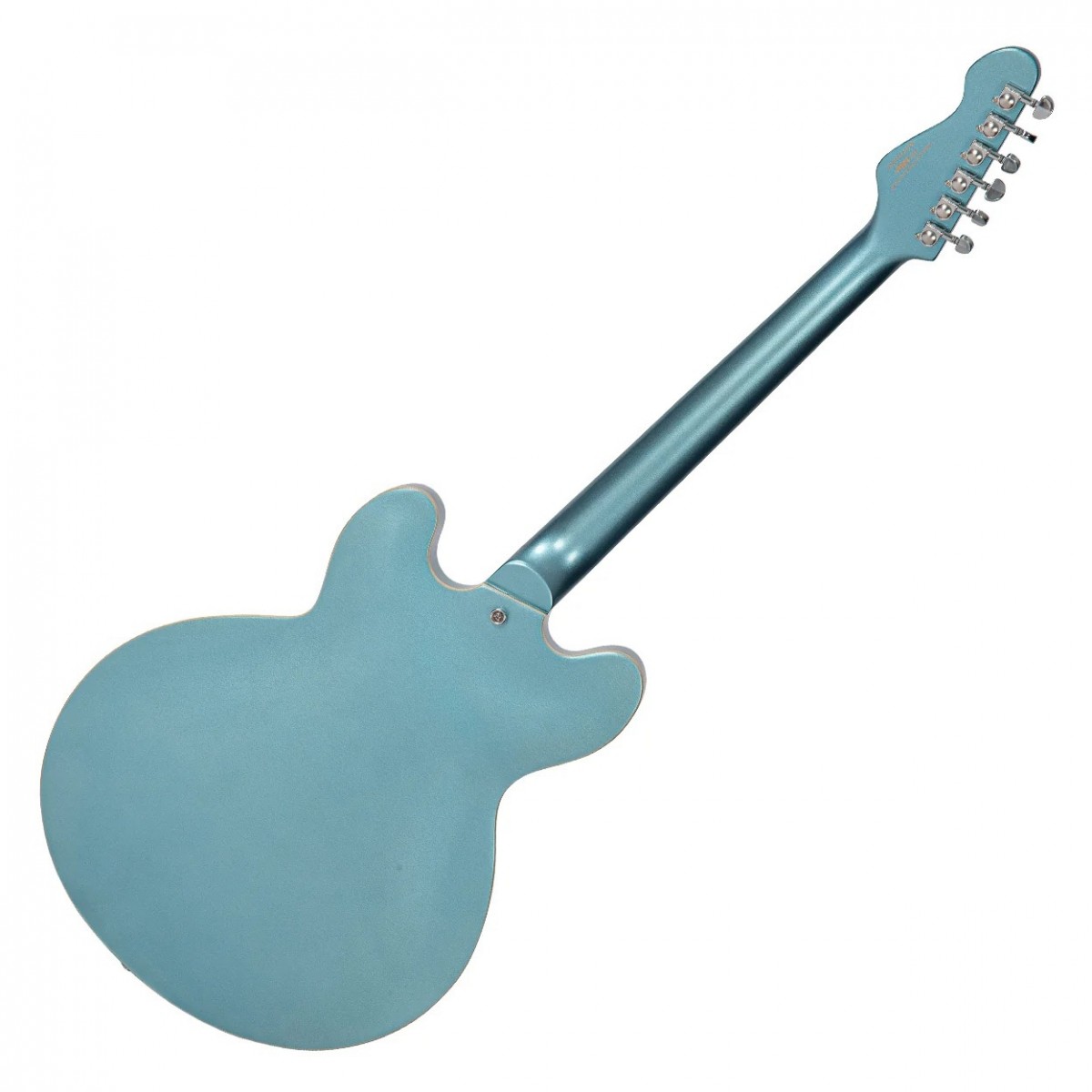 VINTAGE VSA550 "Pretender" Semi Hollow, Gun Hill Blue