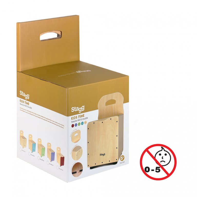 STAGG CAJ-KID-N Kids Cajon Natural - Cajon für Kinder
