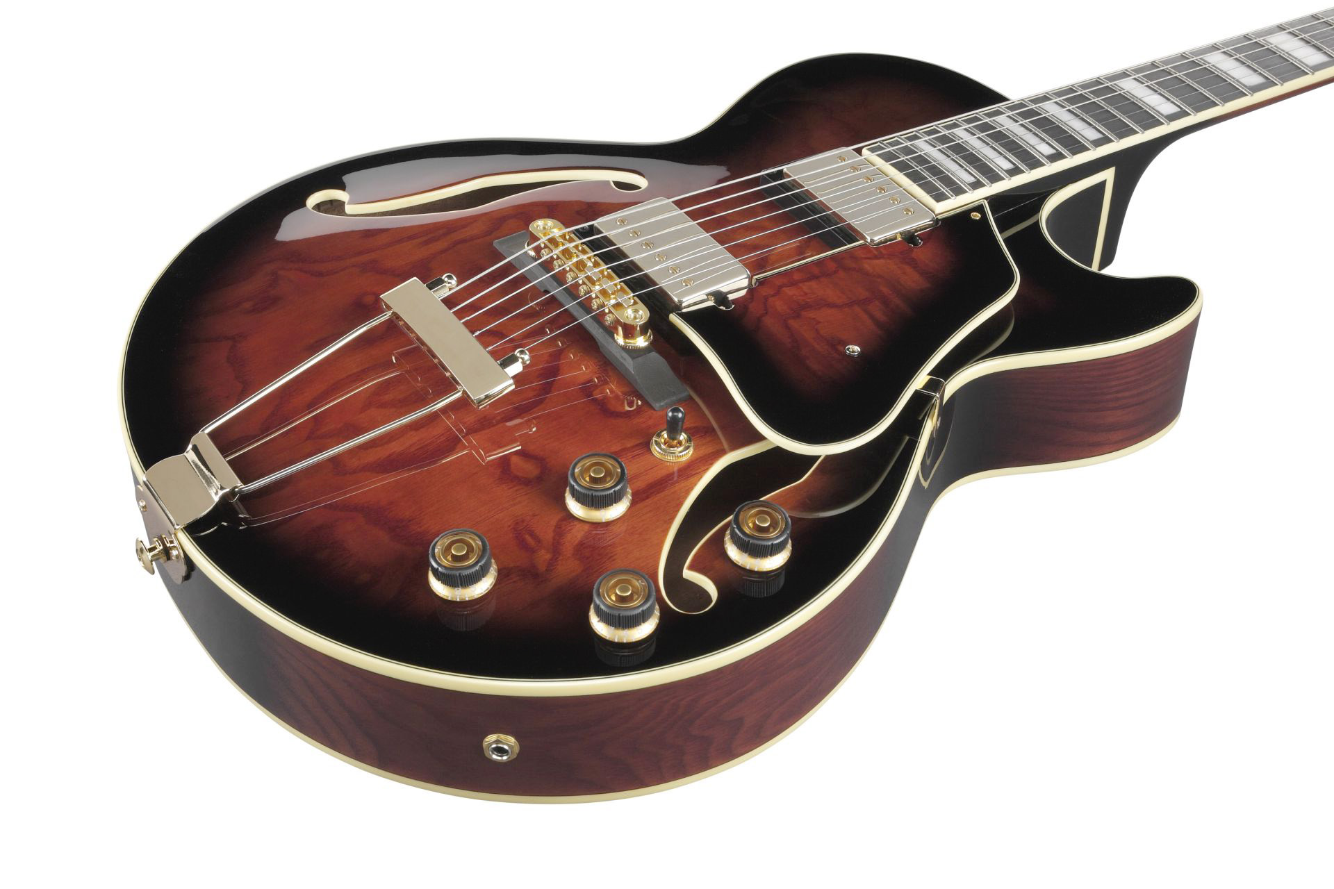 IBANEZ AG95QA Artcore Expressionist Hollowbody Gitarre - Desert Brown Sunburst