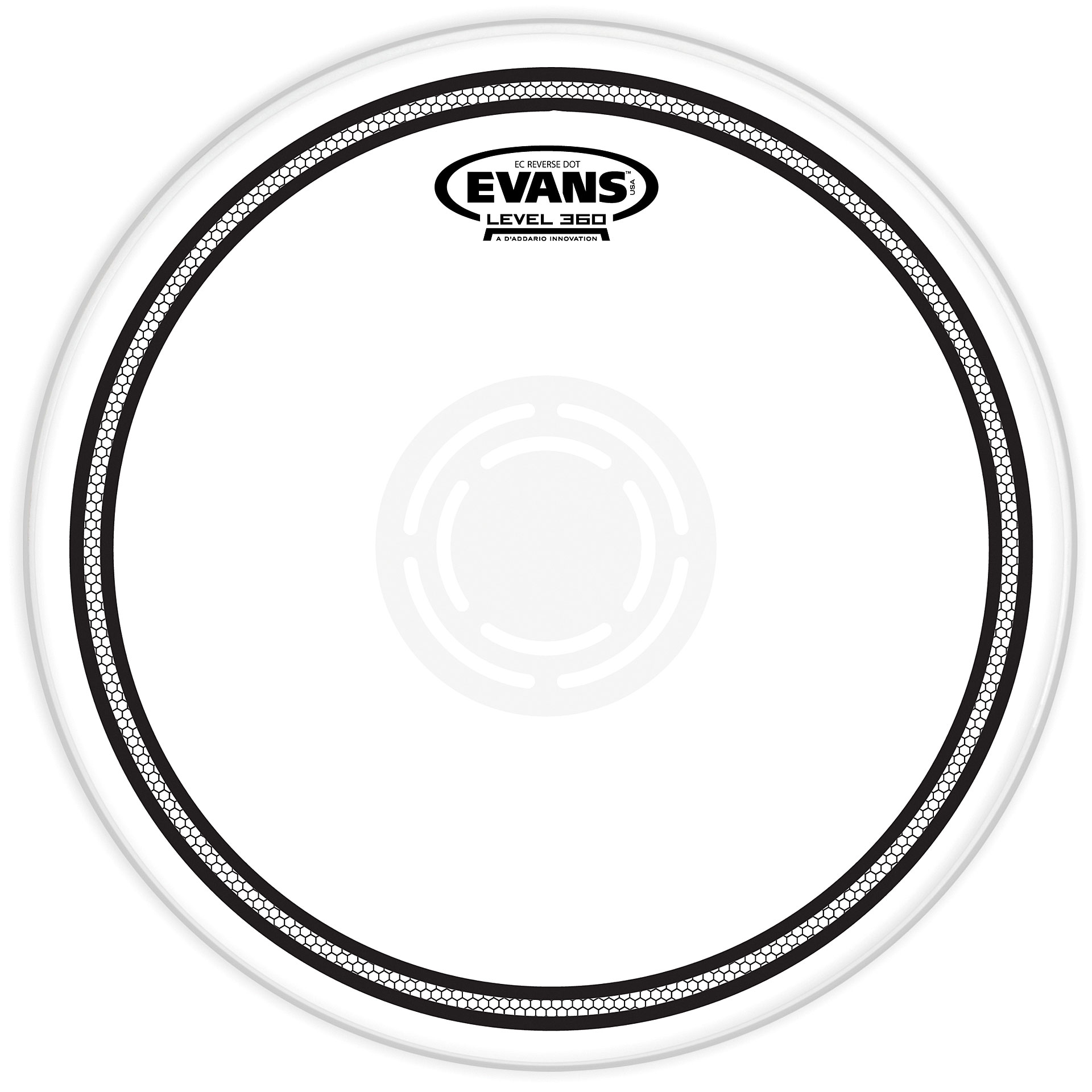 EVANS 14" Snaredrum Fell Edge Control Reverse Dot B14ECSRD