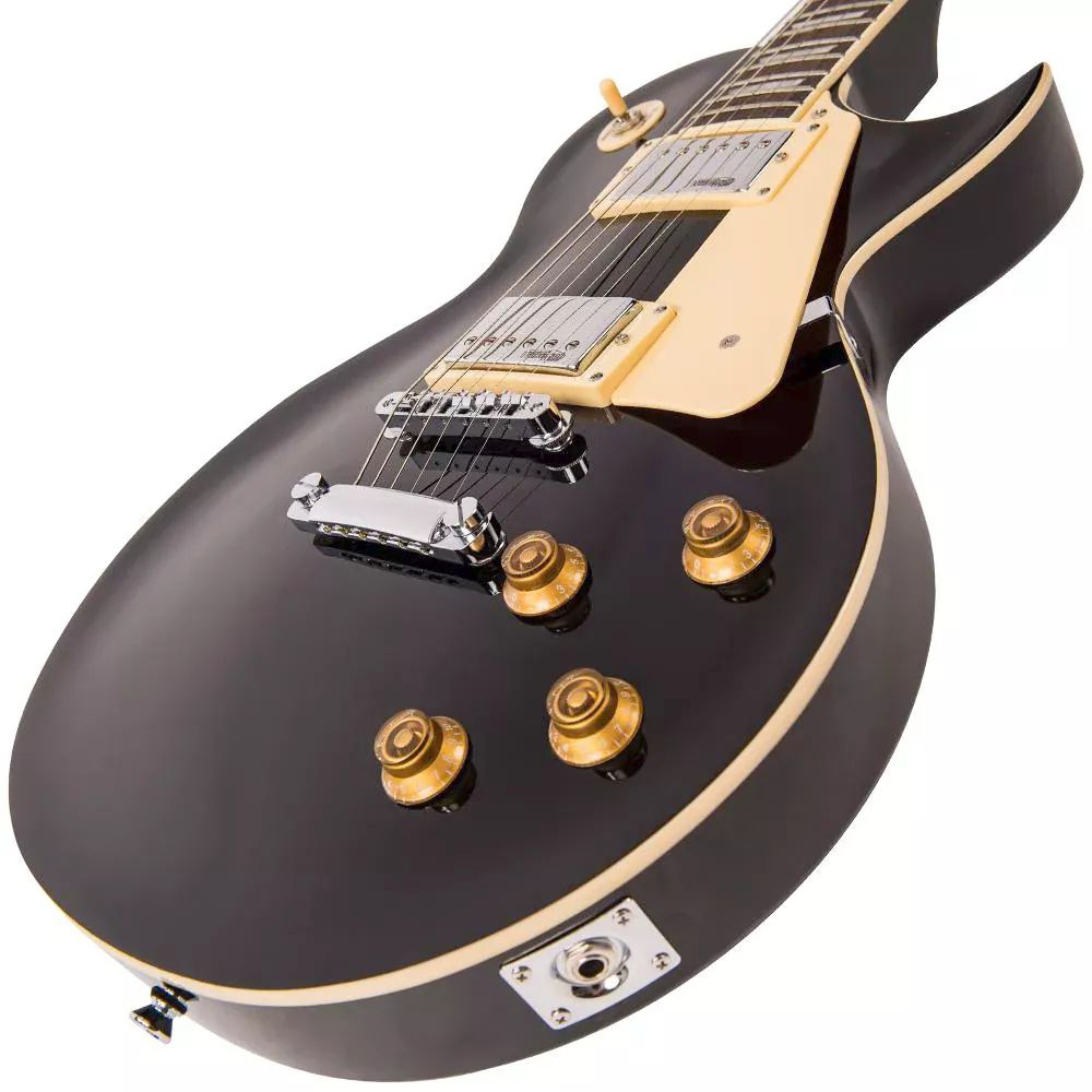 VINTAGE Reissued V100BLK LP-Model E-Gitarre