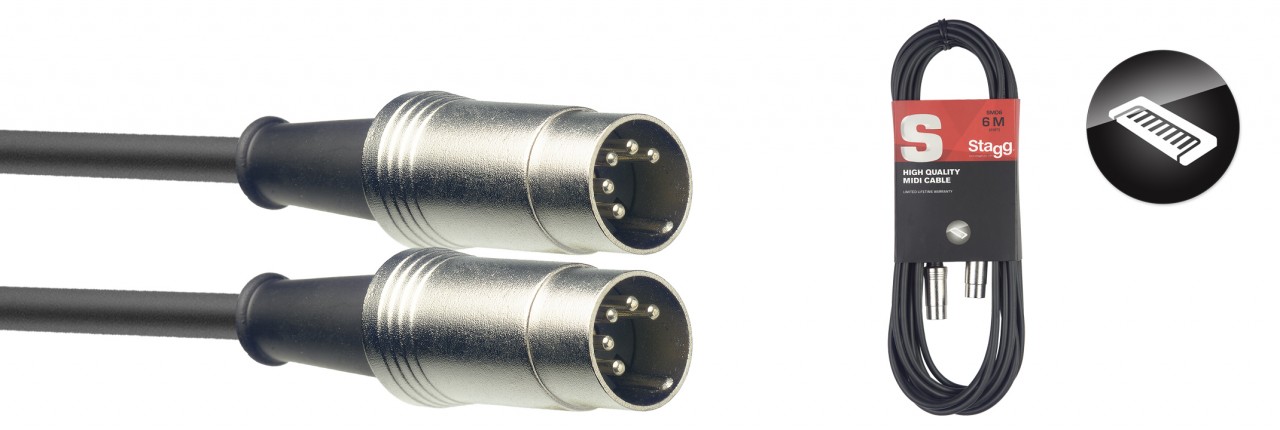 STAGG Midikabel 1m SMD1