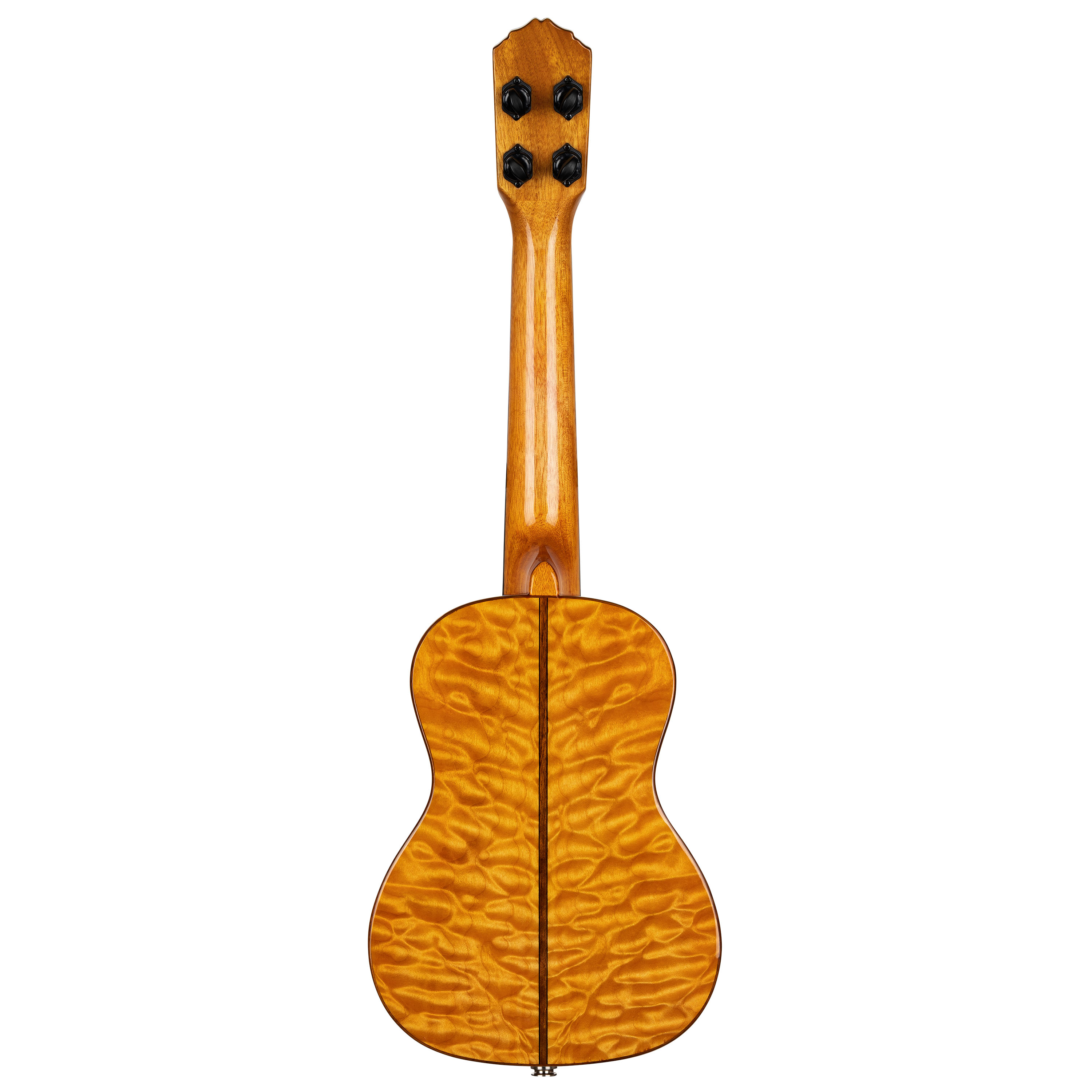 ORTEGA RUET-QMA Elite Series Konzert Ukulele 4 String - massive Wölkchenahorndecke + Bag