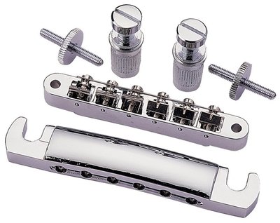 PARTSLAND Ton-O-Matic Steg verchromt E-Gitarre 547780