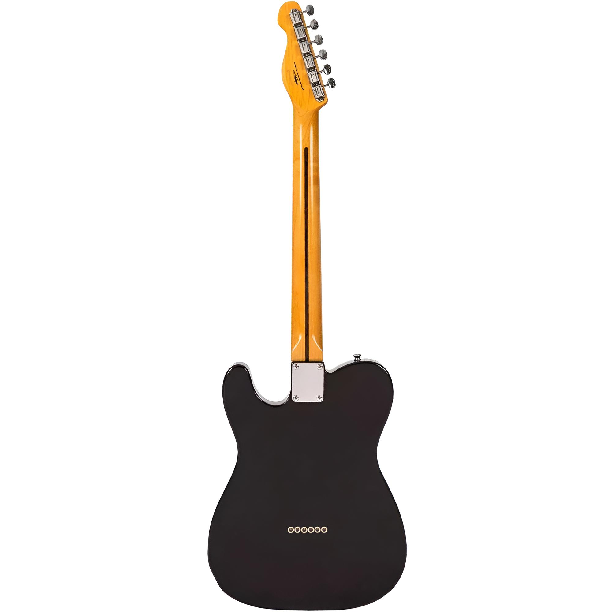 VINTAGE Reissued V75BK Black T-Style E-Gitarre