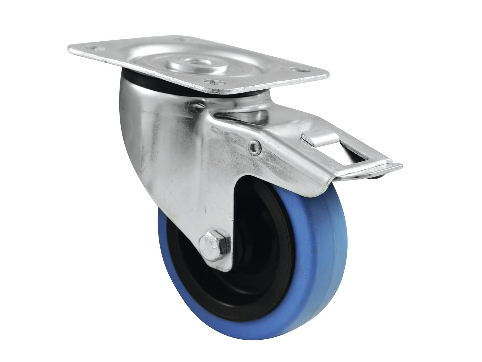 Blue Wheel Set (2x gebremst, 2x ungebremst)