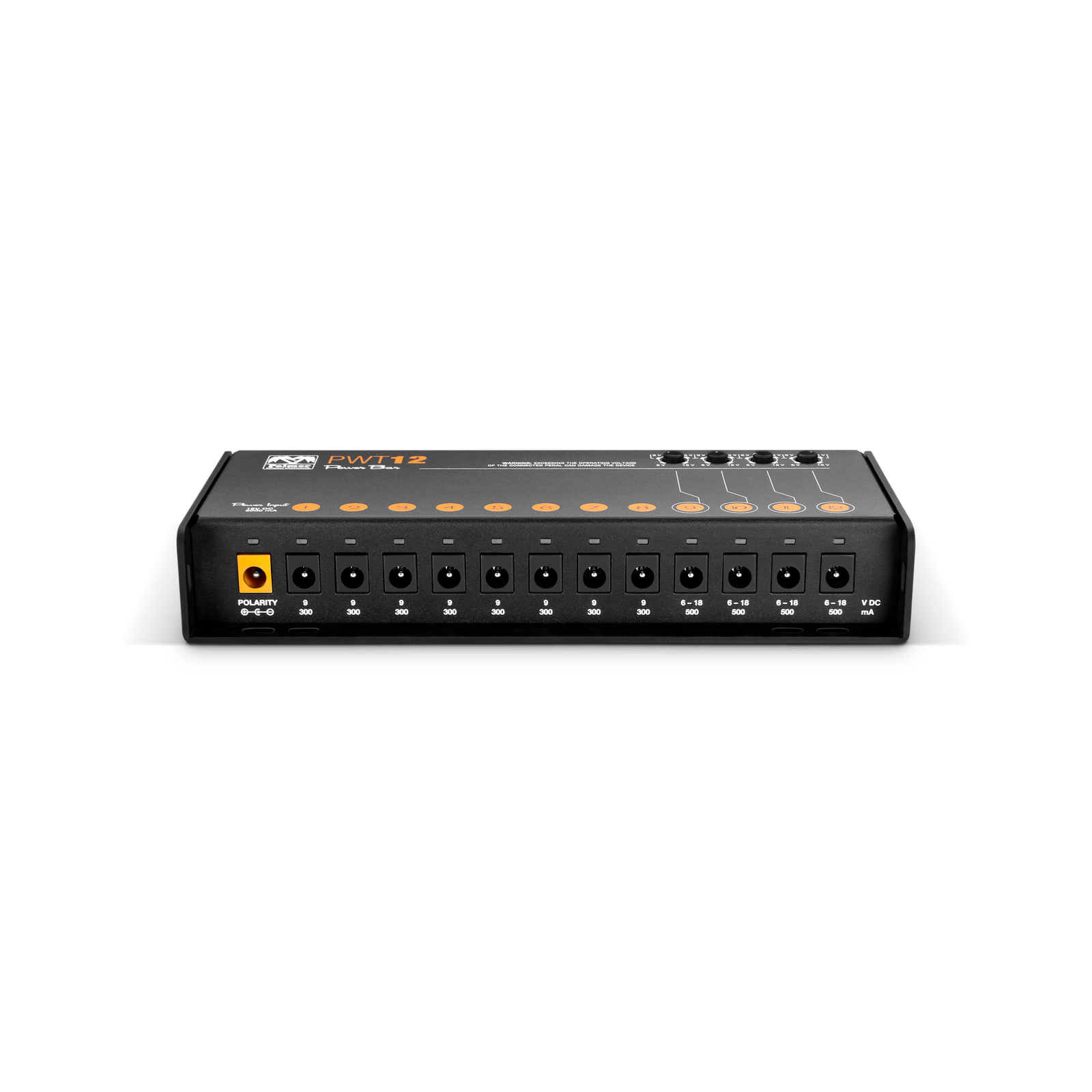 PALMER PWT12MK2 Universal Pedalboard Netzteil mit 12 Ausgängen