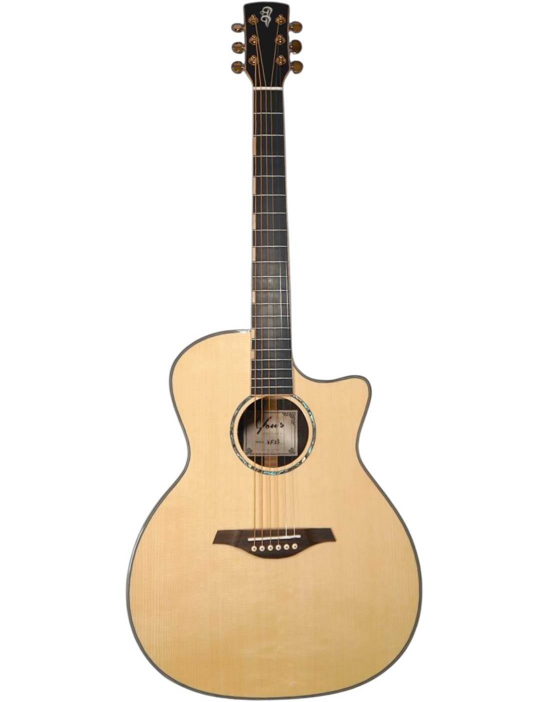 YOU'S GUITARS VF23E GAC Natural Gloss Westerngitarre