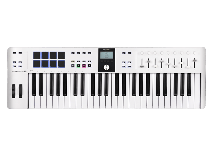 ARTURIA KeyLAB Essential 49 3 White MIDI Keyboard