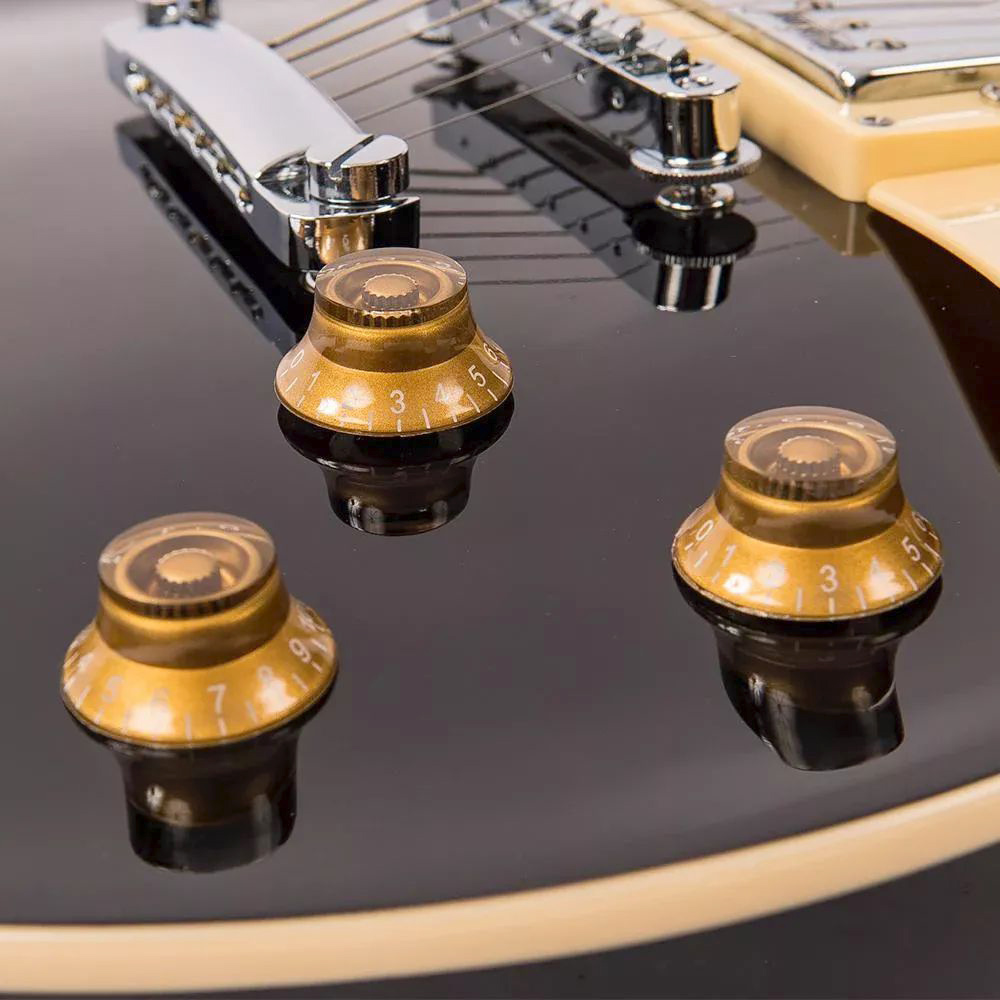 VINTAGE Reissued V100BLK LP-Model E-Gitarre