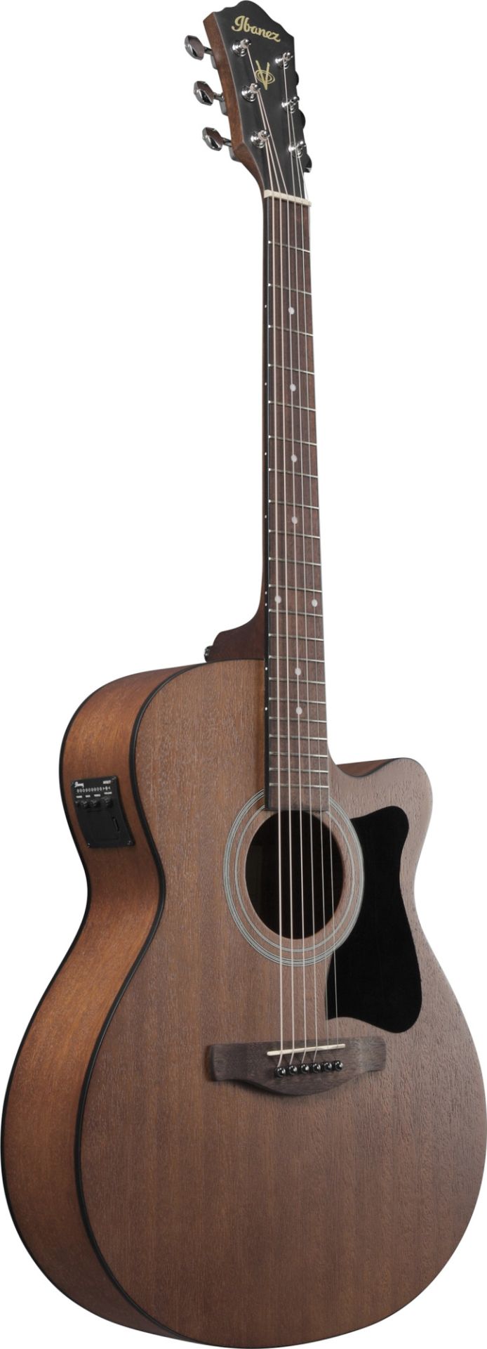 IBANEZ VC44CE Open Pore Natural Westerngitarre Cutaway