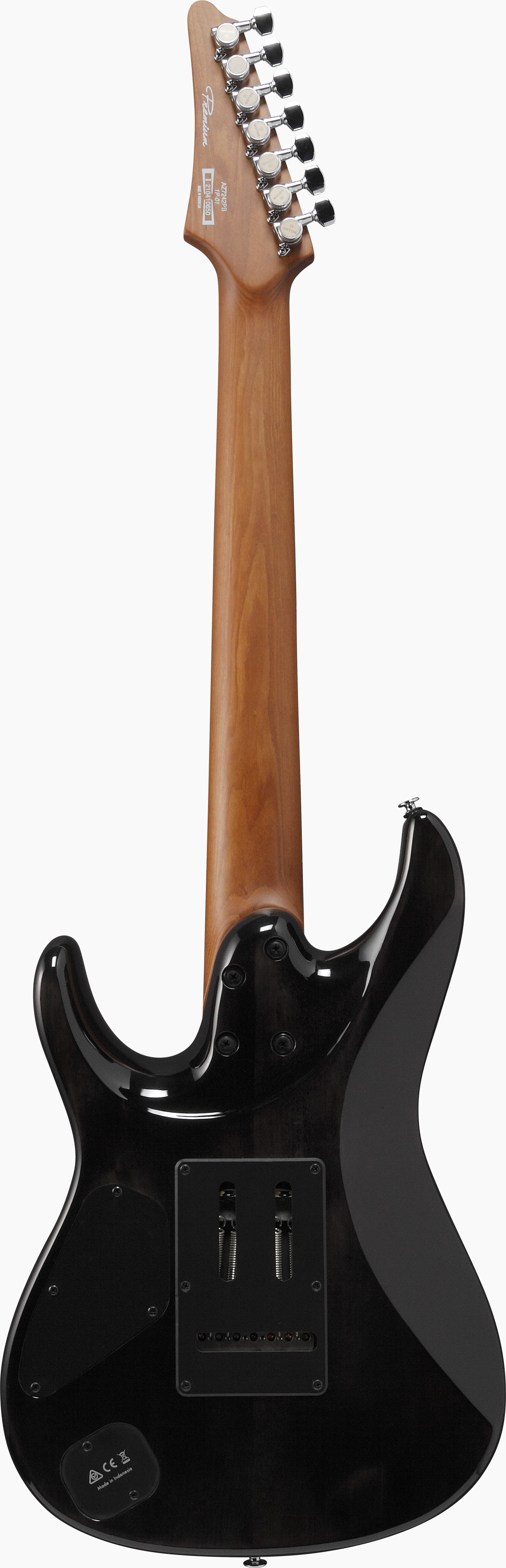 IBANEZ AZ427P1PB-CKB AZ Premium E-Gitarre 7 String - Charcoal Black Burst + Bag