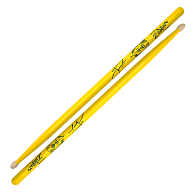 ZILDJIAN Drum Sticks, Artist Serie, Josh Dun 2, gelb