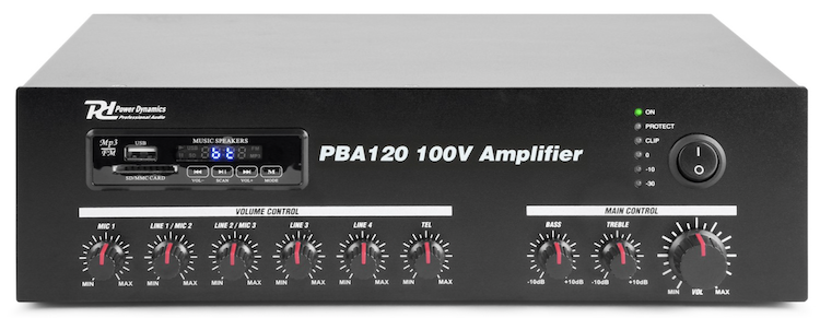 POWER DYNAMICS PBA120 100V Verstärker 120W