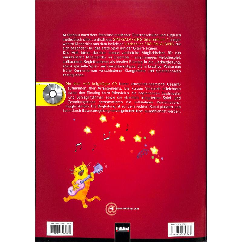 NOTEN Sim Sala Sing  Gitarrenbuch HELBL - S7077