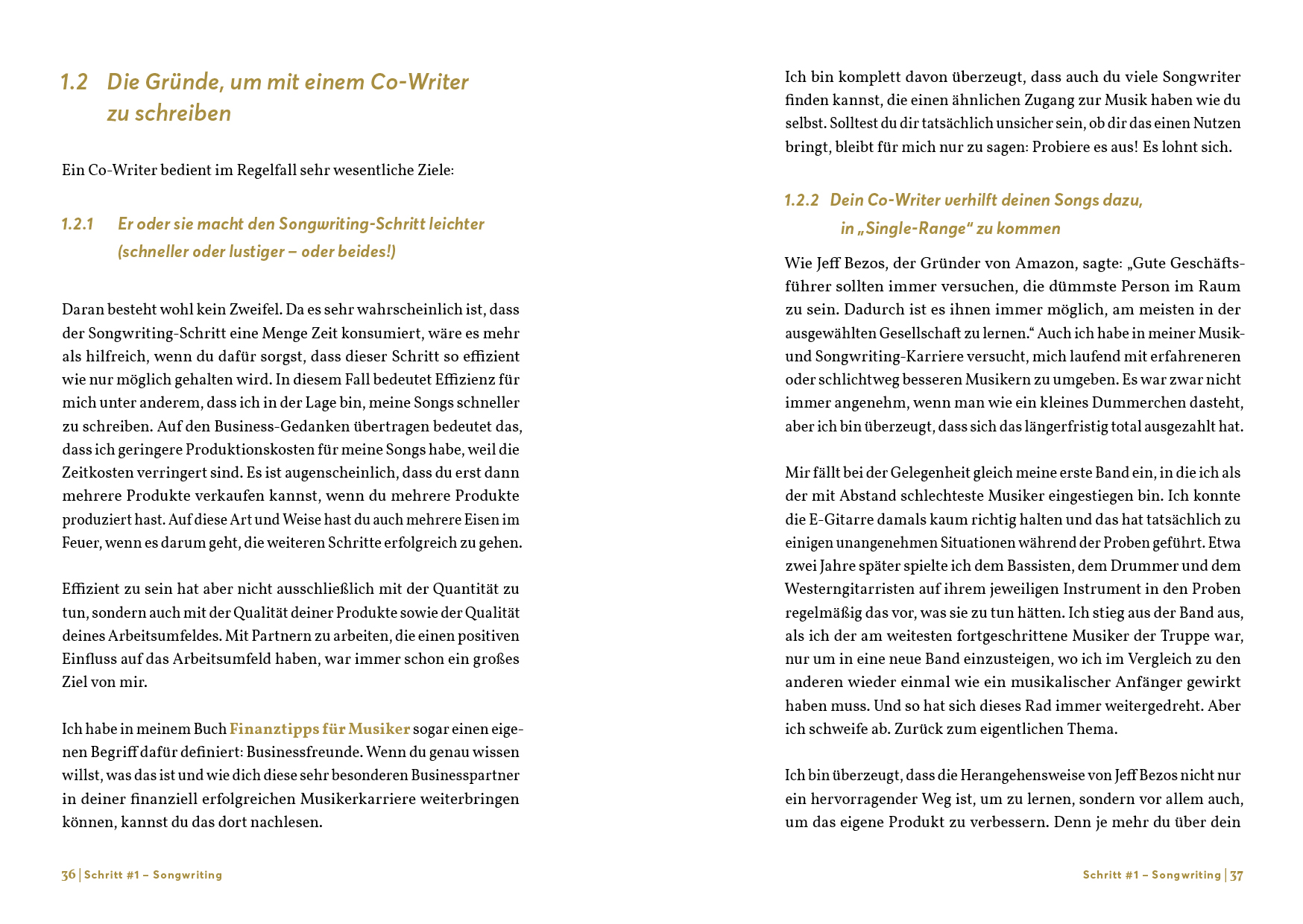 BUCH Der Erfolgreiche Musiker: Songwriting Cashflow - Emanuel Treu