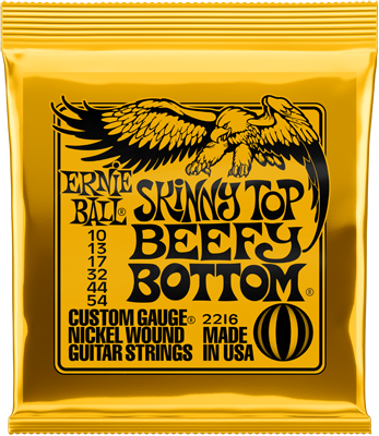 ERNIE BALL Slinky Nickel, Skinny Top Beefy Bottom 10-54