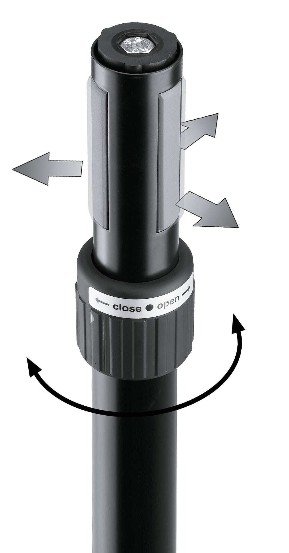 K&M 21367 Distanzrohr Ring Lock - 890 bis 1.380 mm