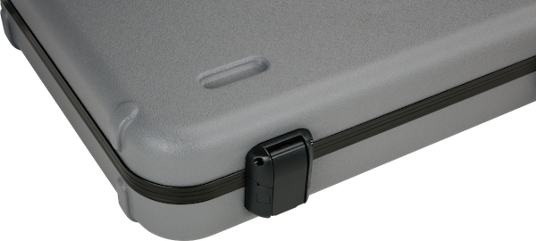 FENDER Deluxe Molded Strat/Tele Case Silver/Blue