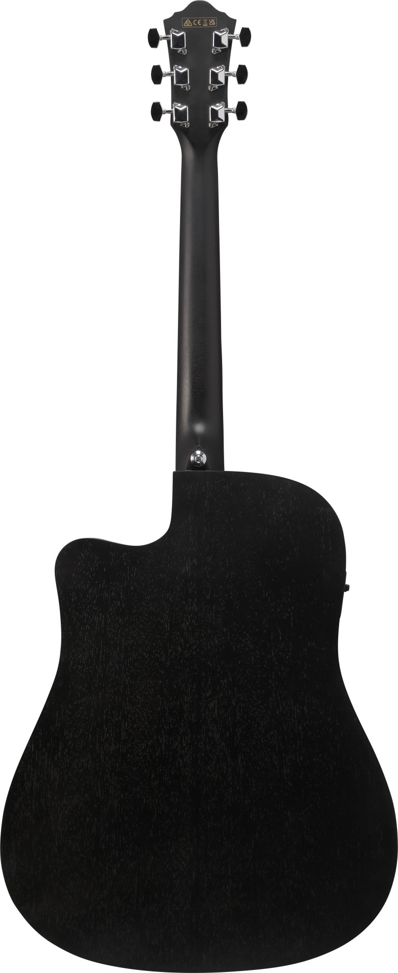 IBANEZ V44CE-WK Weathered Black Open Pore Dreadnought Westerngitarre