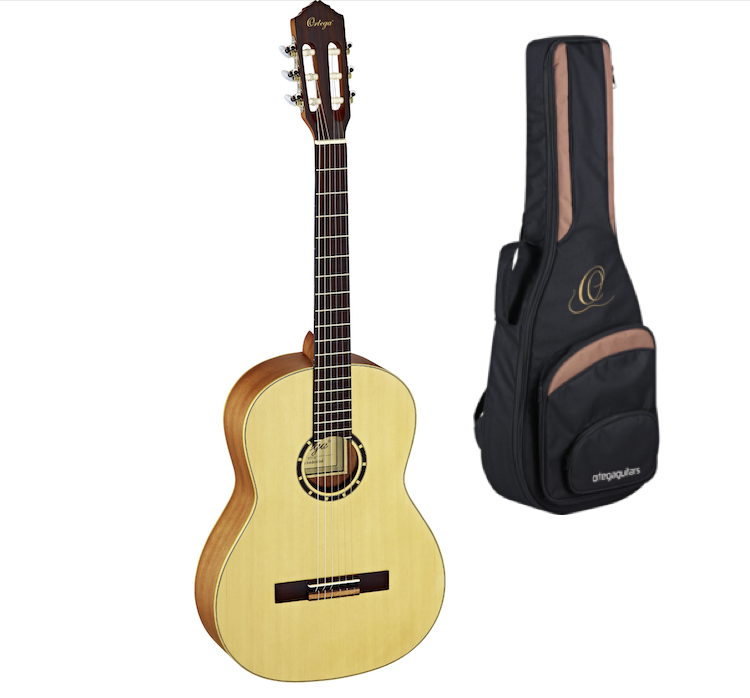 ORTEGA R121 4/4 Konzertgitarre Natur inkl. Tasche