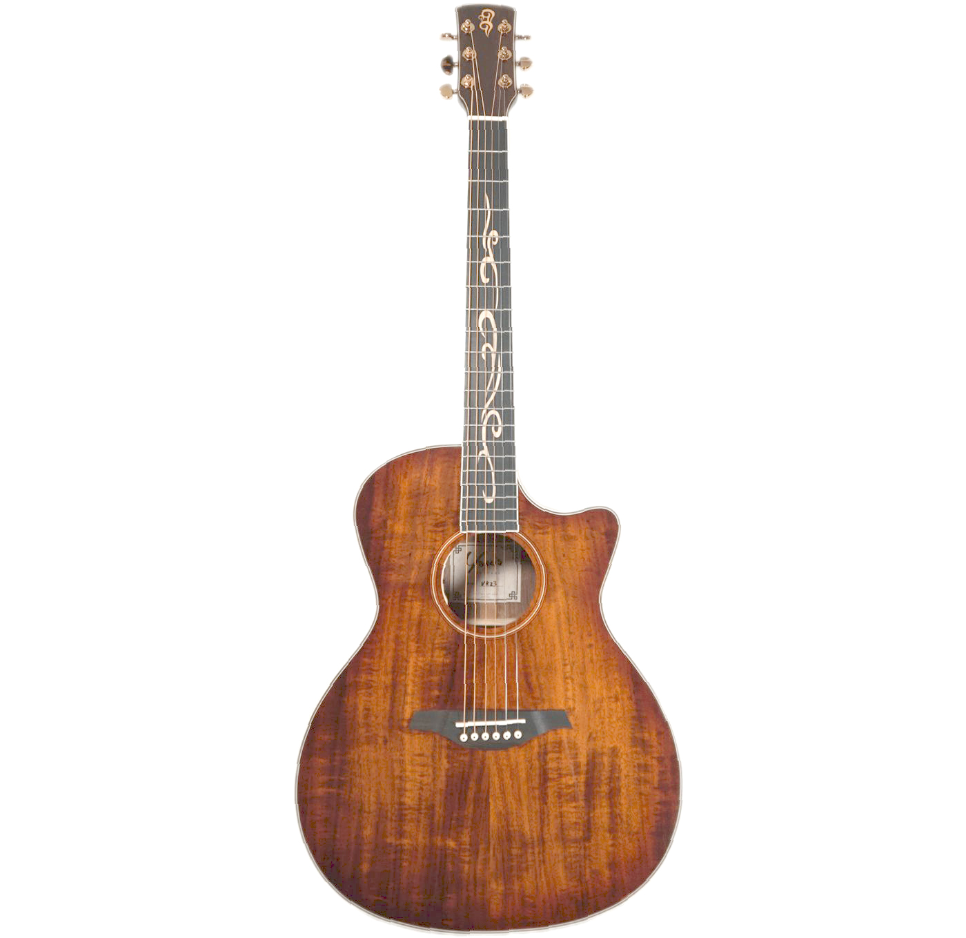 YOU'S GUITARS VK23E GAC Koa Westerngitarre