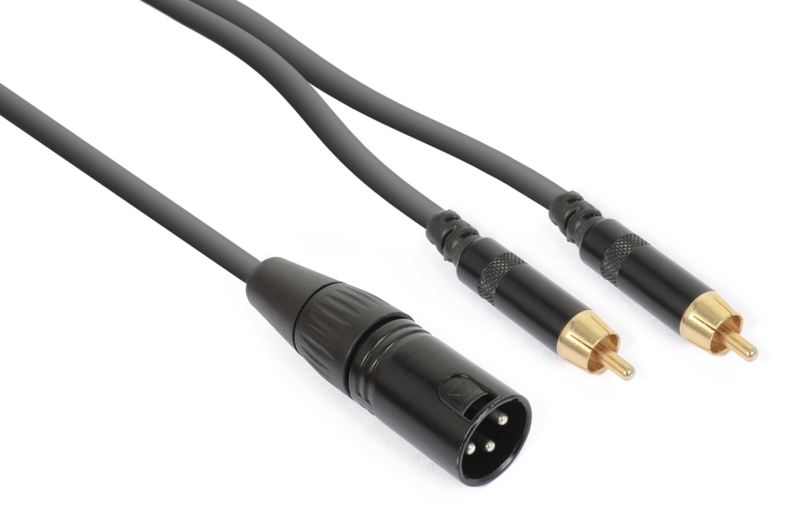 POWER DYNAMICS CX58-1 Kabel XLR Male auf 2x RCA Male (1,5 m)