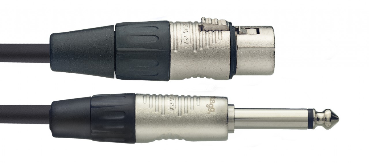 STAGG Mikrofonkabel XLR - Klinke 6,3mm 10m NMC10XPR