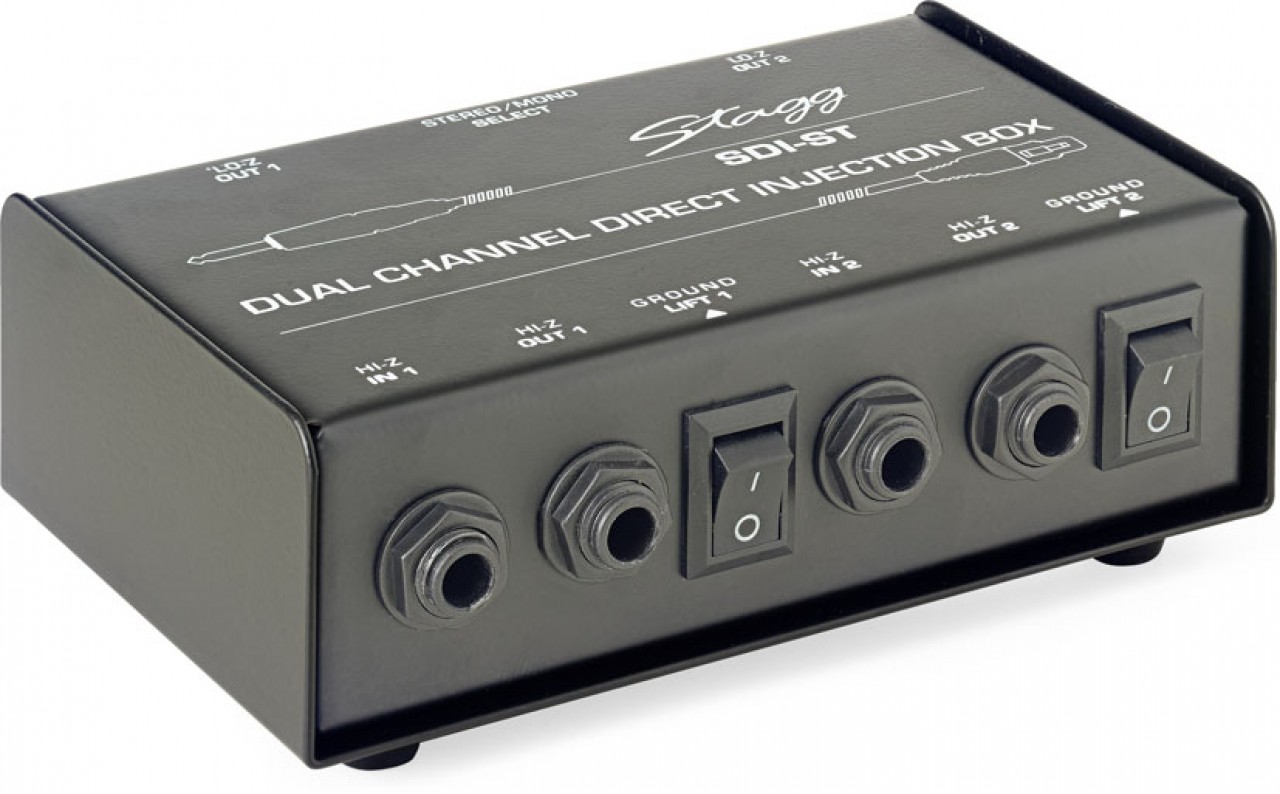 STAGG SDI-ST 2-Kanal DI Box Mono / Stereo
